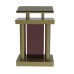 FixtureDisplays® Large Church Pulpit, Deluxe Podium Lectern, Debate Speech Wedding Event Funeral, 29 X 46 X 20